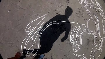 Asemic Drawing Performance