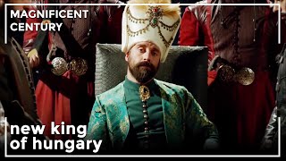 Sultan Suleiman Sits On The Hungarian Throne | Magnificent Century Resimi