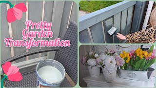 Pretty Pastel Garden Transformation | UK Council House | Budget Makeover 