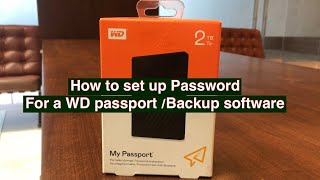 How to setup password for WD passport/ WD backup setup/ Western Digital encryption screenshot 3