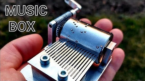 How to Make a MUSIC BOX - Lathe projects