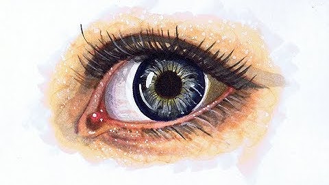 Coloring a Realistic Eye With Copic Markers