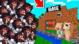 ¡RETO DE LA BASE VS 1000000 SKIBIDI NOOBSI TOILET! 😨😱 BASE BEBE NANI VS NOOBSI SKIBIDI LA MINECRAFT