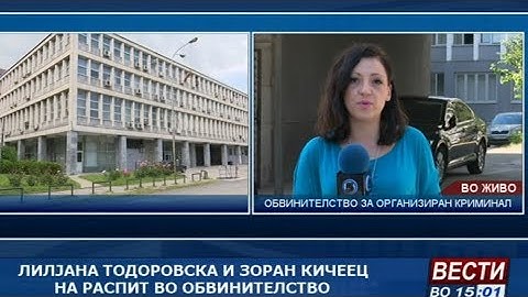 Лилјана Тодоровска и Зоран Кичеец на распит во Обвинителство