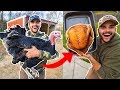 Giant PET TURKEY Catch Clean Cook!!! (Thanksgiving Special)