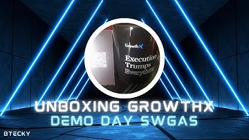 Unboxing GrowthX Demo Day Swags || #unboxing