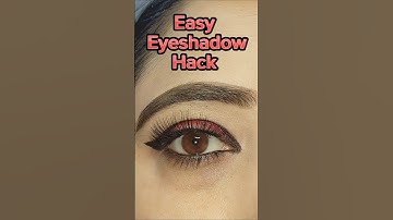 Easy Eyeshadow Hack| #shorts #ytshorts #youtubeshorts #viralvideo #viralshorts #explore #trending