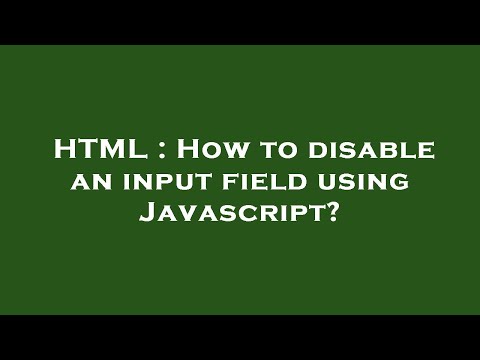 HTML : How