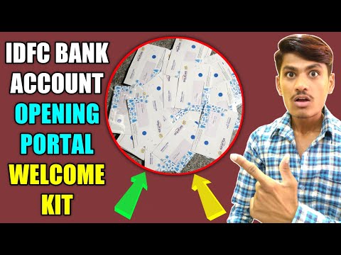 Idfc First Bank Welcome Kit | Account Opening Portal Id Kaise Le
