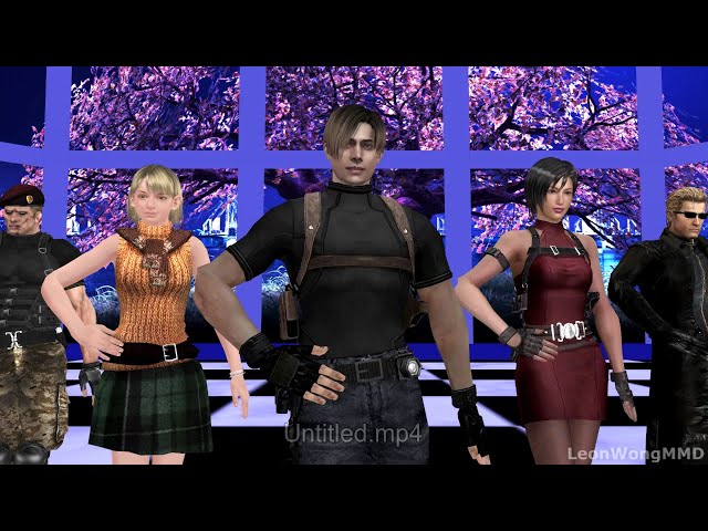 [MMD] Tell Me / Wonder Girls - Leon Kennedy, Ada Wong, Ashley Graham kpop Resident Evil 4 Remake class=