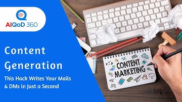 How to Instantly Write Mails & DMs Using AIQoD360 Content Generation AI Agent | #AIQoD360 #genai
