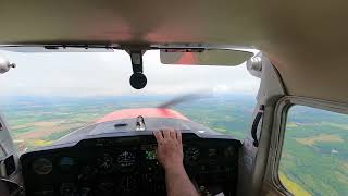 Cessna 150 IFR flight from Mt. Vernon(KMVN) to Ingersoll, IL(KCTK)