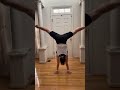 ￼ I was so scared that I lost my press up handstand￼! 😂 #handstand #gymnastics #foryou #fyp