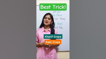 NEVER Forget Kharif & Rabi Crops Again! Super Easy TRICK | Class 8 Science Chapter 1