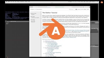 T07 blender python 1  :  how to use the python console