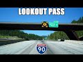 2k22 ep 85 interstate 90 west missoula montana to mullan idaho  driving over lookout pass