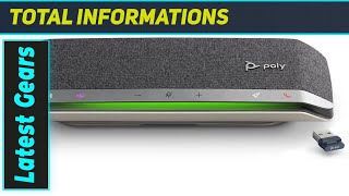 `Poly Sync 40 : The Ultimate Smart Speakerphone for Flexible Workspaces!