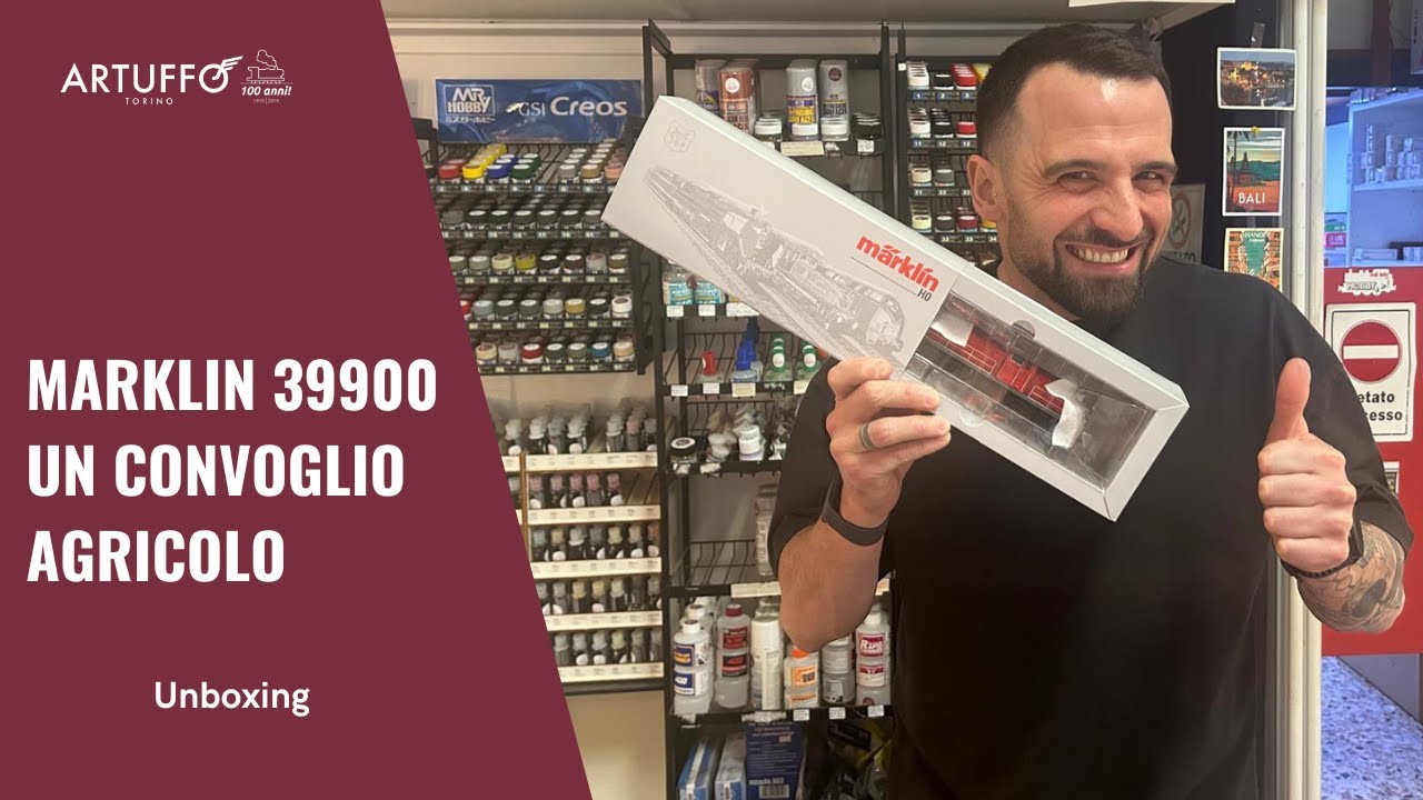 Unboxing Artuffo - Märklin 39900, un convoglio agricolo