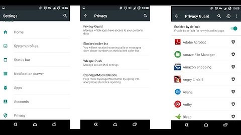 LOOK IN TO CM14.1 ANDROID 7 SECURITY , FIREWALL - PRIVACY-GUARD -2017