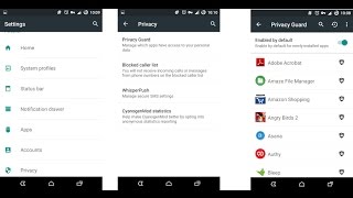 LOOK IN TO CM14.1 ANDROID 7 SECURITY , FIREWALL - PRIVACY-GUARD -2017 screenshot 2