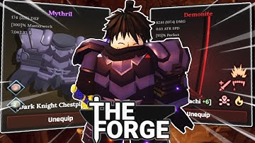 Forging *OP* Gear In The Forge Roblox!