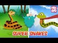 Snakes - The Dr. Binocs Show | Best Learning Videos For Kids | Peekaboo Kidz