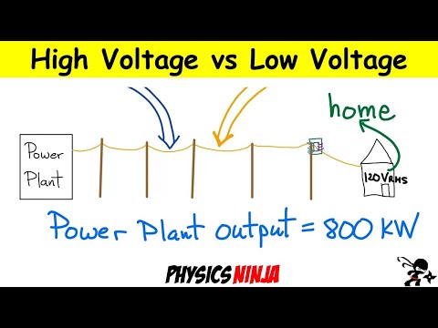 تصویری: چرا ولتاژ برای انتقال افزایش می یابد؟
