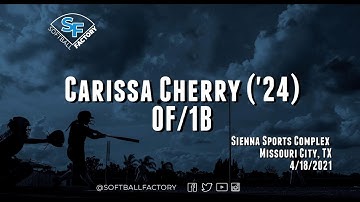 Carissa Cherry - 2024 Outfielder : Softball Factory Evaluation Spring 