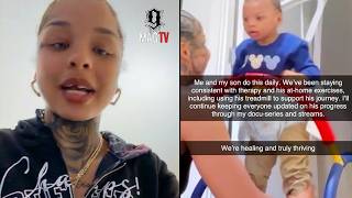 Chrisean Rock Clears Troll Who Claim She Does NOT Work With Son Junior! 🤷🏾‍♀️