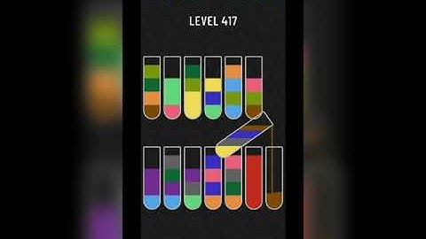 Water sort puzzle level 417