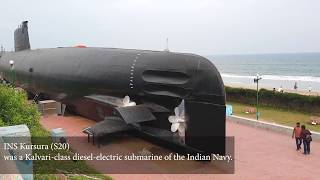 INS Kursura (S20) Submarine Museum, Visakhapatnam, India in 4k ultra HD