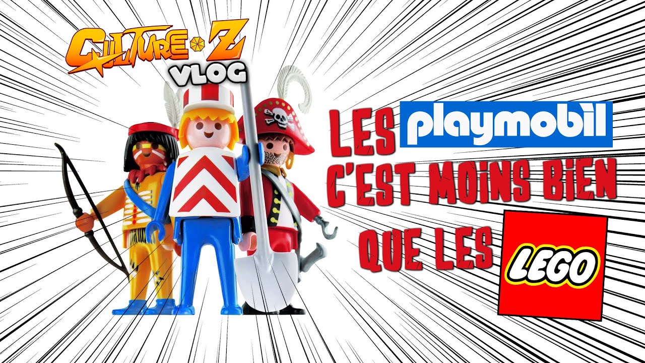 LES PLAYMOBIL C'EST MOINS BIEN QUE LES LEGOS - Culture Z Vlog#30