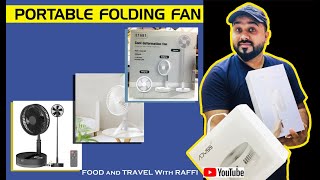 #11 Portable Folding Fan Review--Foldable,Reachargeable