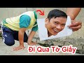 Thủ Thuật ! Đi Xuyên Qua Tờ Giấy Như Hồn Ma Xuyên Tường / Thử Thách Khó Tin Chui Qua Tờ Giấy