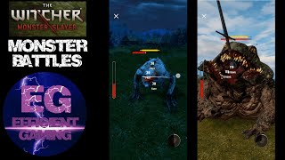 Monster Battles Walkthrough | Tips Guide Gameplay | The Witcher Monster Slayer