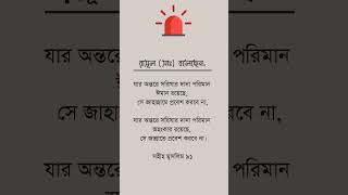 ঈমান থাকার ফজিলত #আমল #IslamicQuoten #Dua #IslamicReminder #trending #shorts