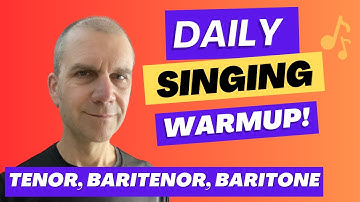 Daily Singing Warm Up - Tenor Baritenor Baritone
