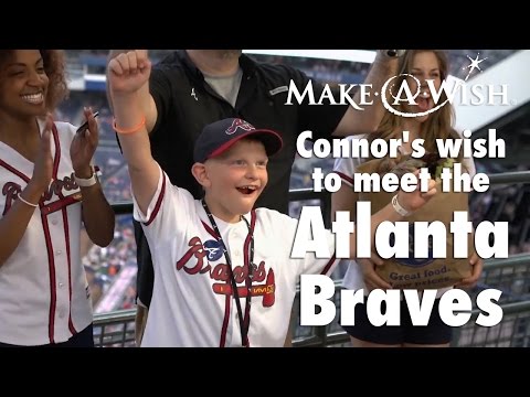 Connor's wish to meet the Atlanta Braves