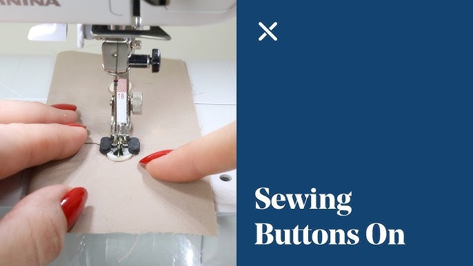 Button Sewing Machine Attachment To Sew Buttons – MadamSew