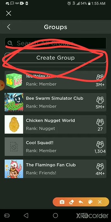 How to make a group in roblox -Mobile- - YouTube