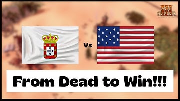 Age of Empires 3- Portuguese Vs USA | ChefSudiste Vs 加特林 | Aoe3 DE | 1v1 Pro Game | 4K