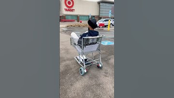 Electric shopping cart? Why not 🤷🏽‍♂️     @goldenmotorNA #target #shopping #electricbike #diy
