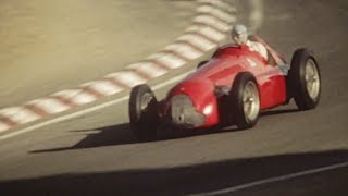 Fangio drives 159 Alfetta at 74 years (1985 Laguna Seca) (episode 201714)