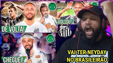♫ AGORA É OFICIAL: NEYMAR VOLTOU PRO SANTOS!!! ♫ NEYMAR canta CHEGUEI (no Santos) React 3x1