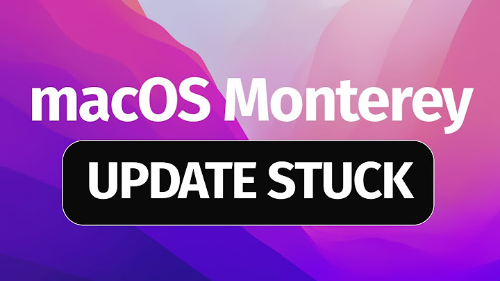 macOS Monterey Update Stuck | FIX