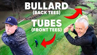 Can A MID-HANDICAPPER Beat A SCRATCH GOLFER Playing Off The FRONT TEES?? | Tubes v Jimmy Bullard