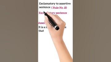 Rule no.8: Exclamatory to assertive