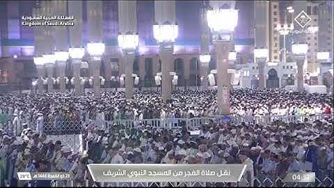 صلاة الفجر للشيخ د. #خالد_المهنا الأربعاء 23 ذو القعدة 1446هـ من سورة هود 50-68 #المسجد_النبوي