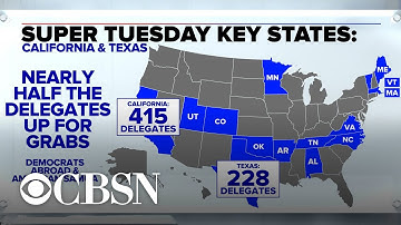 228 delegates up for grabs in Texas on Super Tuesday