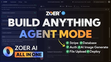 ZOER AI App Builder – Built a Full-Stack AI App With Login, Nano Banana, DB, Stripe - All In One